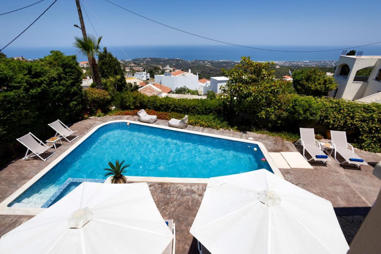 Palladio Luxury Villa With Amazing View Roussospítion エクステリア 写真
