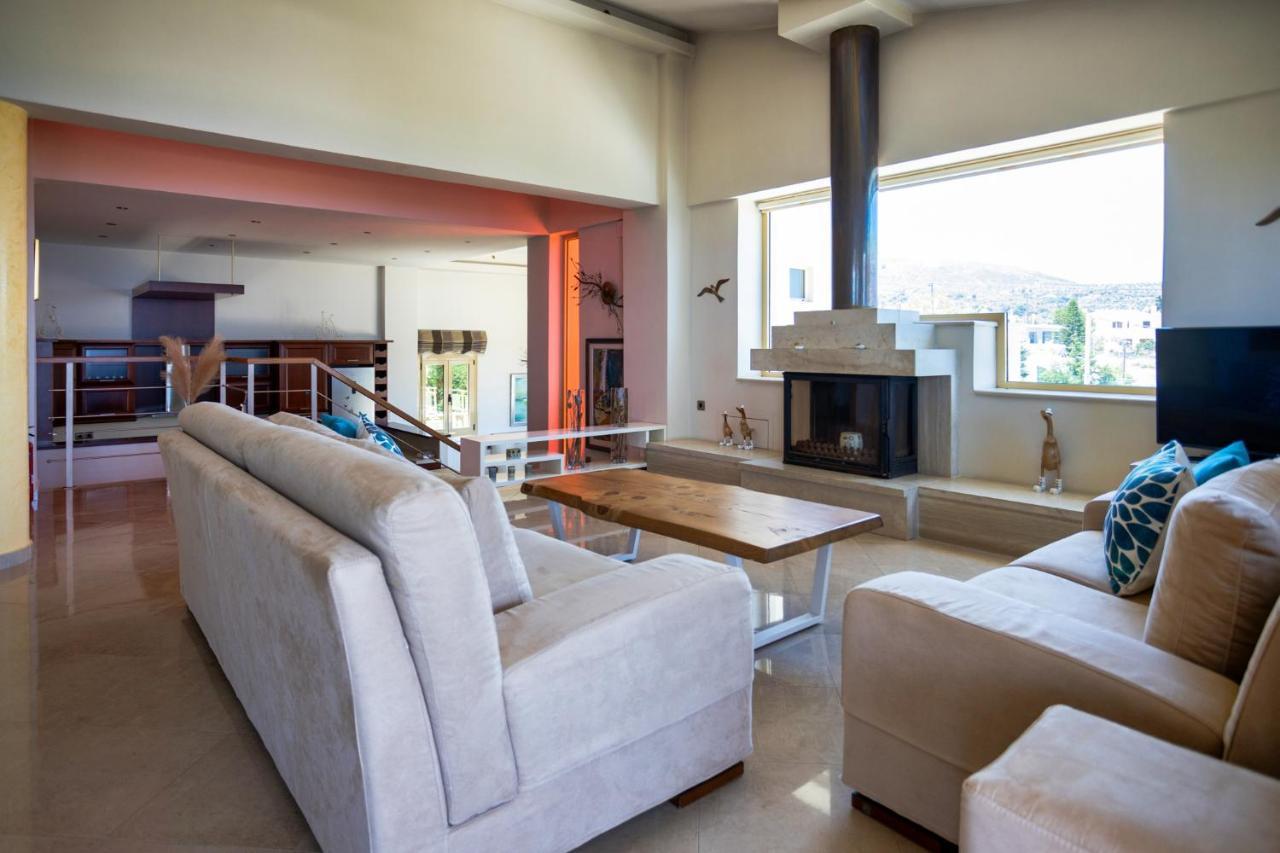 Palladio Luxury Villa With Amazing View Roussospítion エクステリア 写真