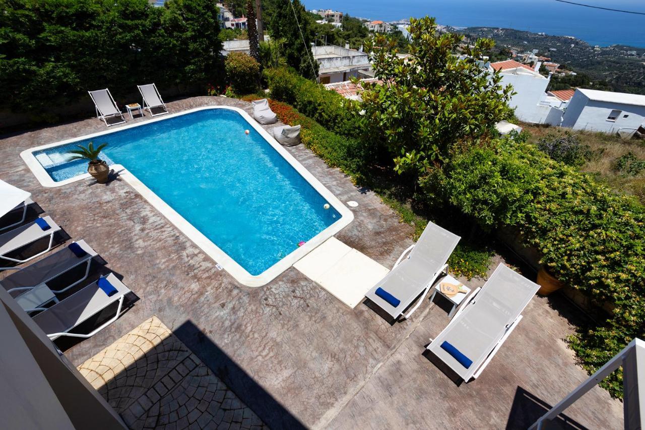 Palladio Luxury Villa With Amazing View Roussospítion エクステリア 写真