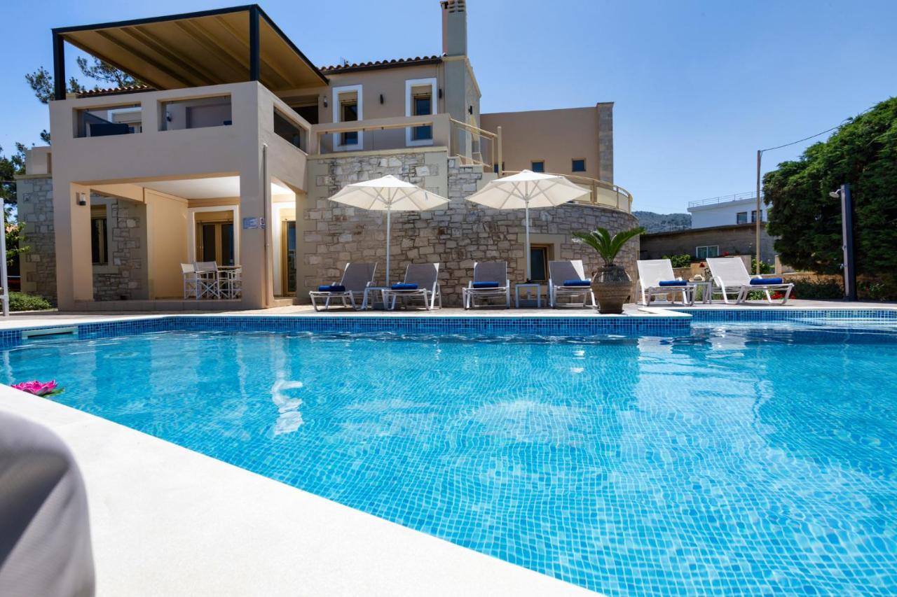 Palladio Luxury Villa With Amazing View Roussospítion エクステリア 写真