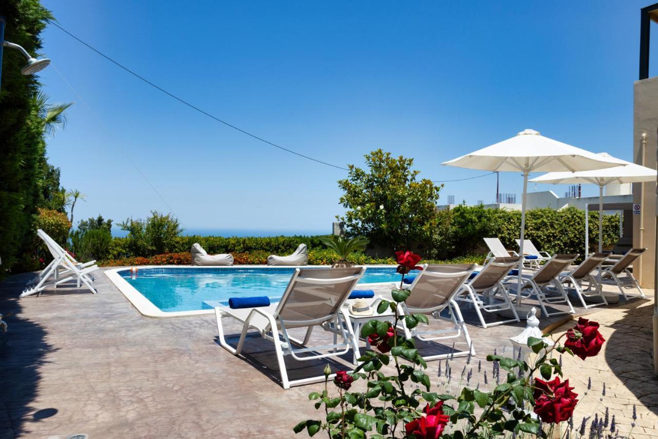Palladio Luxury Villa With Amazing View Roussospítion エクステリア 写真
