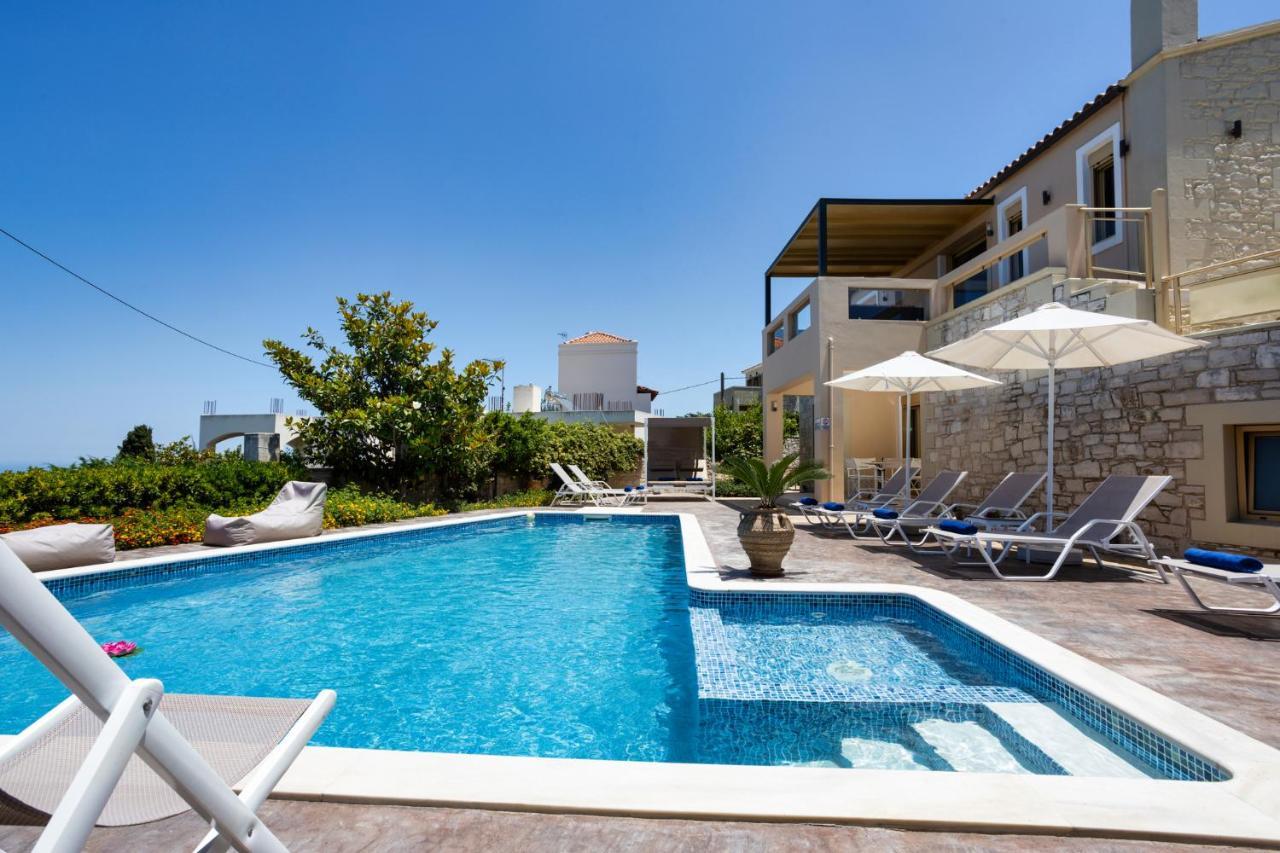 Palladio Luxury Villa With Amazing View Roussospítion エクステリア 写真